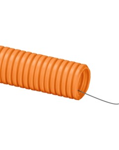Гибкая гофрированная труба ПНД d20 мм цвет оранжевый 100м 7930108870058 Ziteg