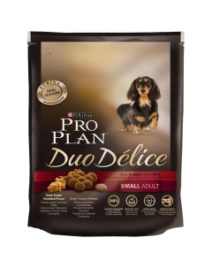 Сухой корм для собак Duo Delice Small Adult для мелких пород говядина рис 0 7кг Pro plan