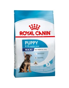 Сухой корм для щенков Maxi Puppy для крупных пород 3 кг Royal canin