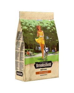 Сухой корм для собак Adult All Breeds говядина и рис 3кг Brooksfield