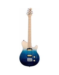St ax3qm spb m1 электрогитара Axis in Quilted Maple Spectrum Blue Sterling