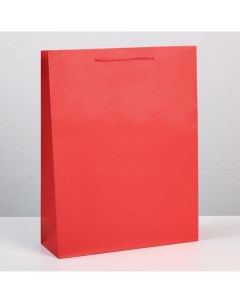 Пакет ламинированный Красный L 31 х 40 х 11 5 см Доступные радости
