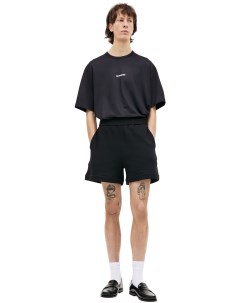 Черные короткие шорты Jil sander