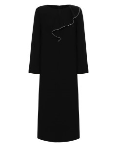 Платье из вискозы и шелка Giorgio armani