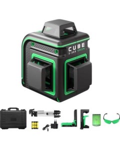 Лазерный уровень Cube 3 360 GREEN Ultimate Edition А00569 Ada