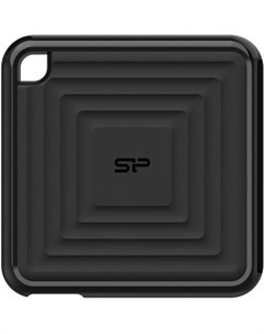 Внешний диск SSD PC60 SP040TBPSDPC60CK 4ТБ черный Silicon power