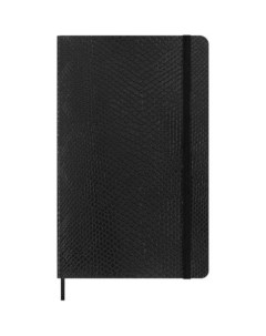 Блокнот Precious Ethical Notebook Vegea Boa Large Ruled Soft Cover Black Box Moleskine