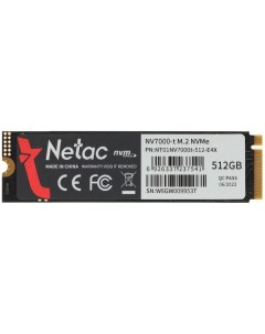 SSD накопитель NV7000 t M 2 2280 512GB NT01NV7000t 512 E4X Netac