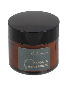 Свеча декоративная ароматическая в стакане St Mandarin Gingerbread 50 гр SF0419 Stella fragrance