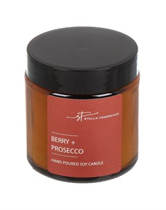 Свеча декоративная ароматическая в стакане Berry Prosecco 90 гр SF0902 Stella fragrance