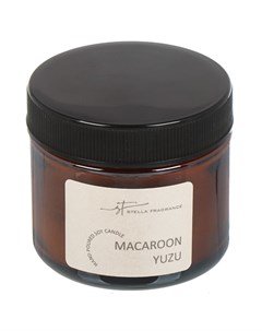 Свеча декоративная ароматическая в стакане St Macaroon Yuzu 50 гр SF0421 Stella fragrance