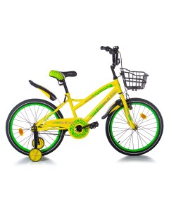 Велосипед Slender 20 желто зеленый Mobile kid