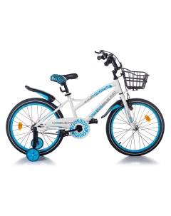 Велосипед Slender 20 бело голубой Mobile kid