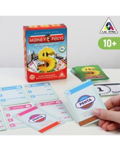 Карточная игра Money Polys Деловой квартал 70 карт Nobrand