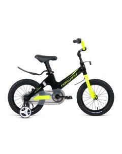 Двухколесный велосипед Cosmo 14 2021 черный зеленый Forward