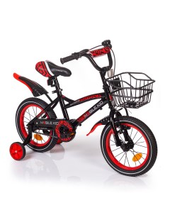 Велосипед Slender 14 черно красный Mobile kid