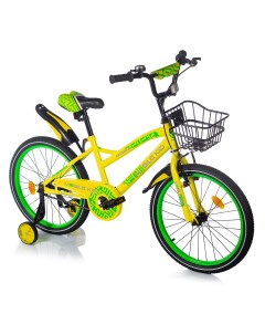 Велосипед Slender 14 желто зеленый Mobile kid