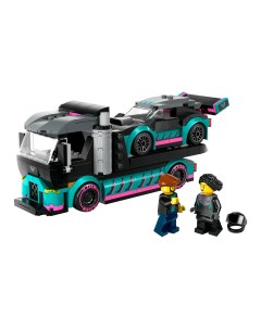 Конструктор City Vehichles Race Car and Car Carrier Truck 60406 Lego