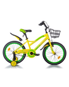 Велосипед Slender 18 желто зеленый Mobile kid
