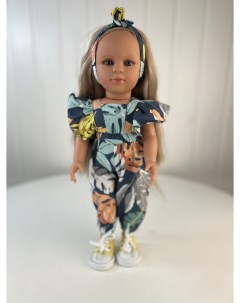 Кукла Нина блондинка в комбинезоне 42 см 45105К8 Lamagik