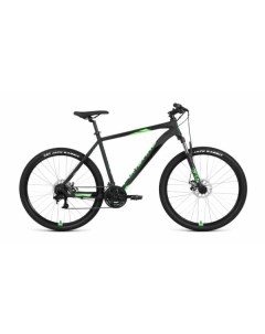 Велосипед Apache 2 2 Disc 2022 19 матовый черный ярко зеленый Forward