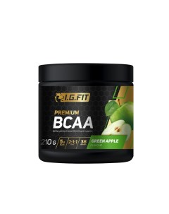 Аминокислоты I G FIT BCAA 2 1 1 зеленое яблоко 210 г 38 порций I.g. fit