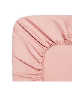 Простыня на резинке 90x190 см розовая Sofi de marko