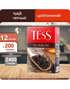 Чай черный Sunrise 200 г 12 шт Tess