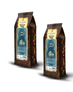 Кофе в зернах Yemen Arabian Gold 1 кг х 2 шт Broceliande