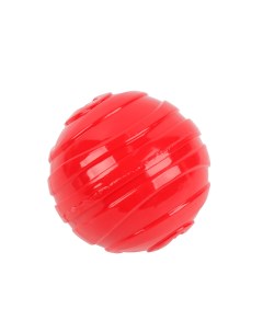 Игрушка для собак Мяч рельефный с пищалкой красный резина 9 2 см Pet universe