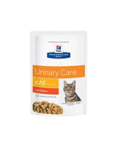 Влажный корм для кошек Prescription Diet c d Urinary Care курица 12шт по 85г Hill`s