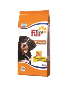 Сухой корм для собак Fun Dog Energy для активных курица 20кг Farmina