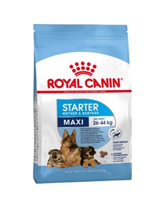 Сухой корм для щенков Maxi Starter Mother Babydog птица 15кг Royal canin