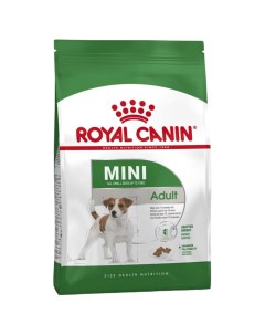 Сухой корм для собак Adult Mini для мелких пород птица рис 0 8кг Royal canin