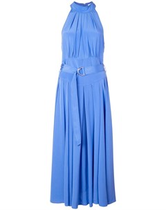 Diane von furstenberg крепдешиновое платье с вырезом халтер синий Diane von furstenberg
