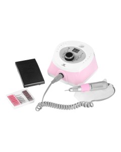 Аппарат для маникюра TNL Машинка для маникюра и педикюра Iron Pro 40 розово белая Tnl professional