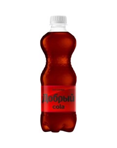 Напиток сильногазированный Кола без сахара 500 мл Добрый