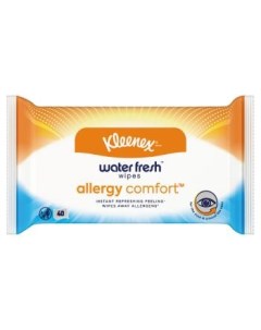 Салфетки влажные Water Fresh Wipes Allergy Comfort 40 шт Kleenex