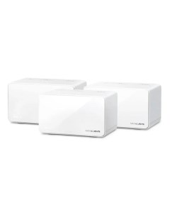 Маршрутизатор Halo H90X 3 pack Mesh система AX6000 Wi Fi 6 до 1148 Мбит с на 2 4 ГГц до 4804 Мбит с  Mercusys