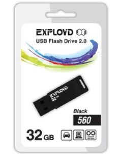 Накопитель USB 2 0 32GB 560 чёрный Exployd