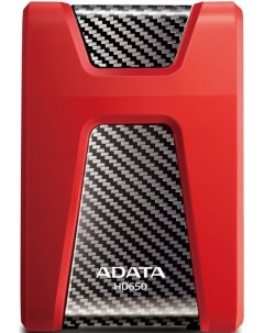 Внешний диск HDD 2 5 AHD650 1TU31 CRD 1TB HD650 USB 3 1 красный Adata