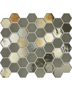 Стеклянная мозаика Sixties Taupe 6 29 8х33 см Togama