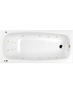 Акриловая ванна Layla Slim 180x80 0122 180080 100 SMART GL с гидромассажем Whitecross