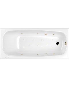Акриловая ванна Layla Slim 180x80 0122 180080 100 RELAX GL с гидромассажем Whitecross