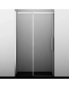 Душевая дверь раздвижная 120 см прозрачное стекло DINKEL 58R05 Wasserkraft