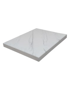 Столешница в ванную Scandi 60M 60x47 см искусственный камень цвет белый мрамор Без бренда
