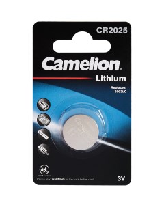 Батарейка литиевая Camelion CR2025 BP1 1 шт Без бренда
