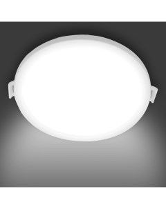 Светильник точечный светодиодный встраиваемый 06 18 под отверстие 85 мм 8 м нейтральный белый свет ц Apeyron