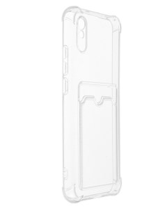 Чехол для Xiaomi Redmi 9A TPU с картхолдером 1 5mm Transparent 63513 Luxcase