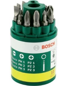 Набор бит 9шт универсальный держатель 2607019454 Bosch